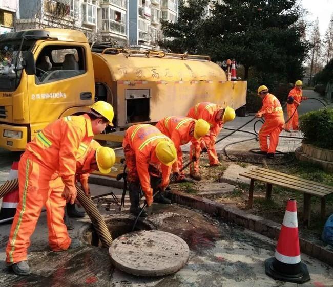 金江镇市政管道清淤